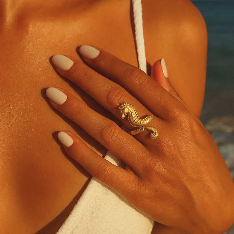 Ocean Seahorse Ring