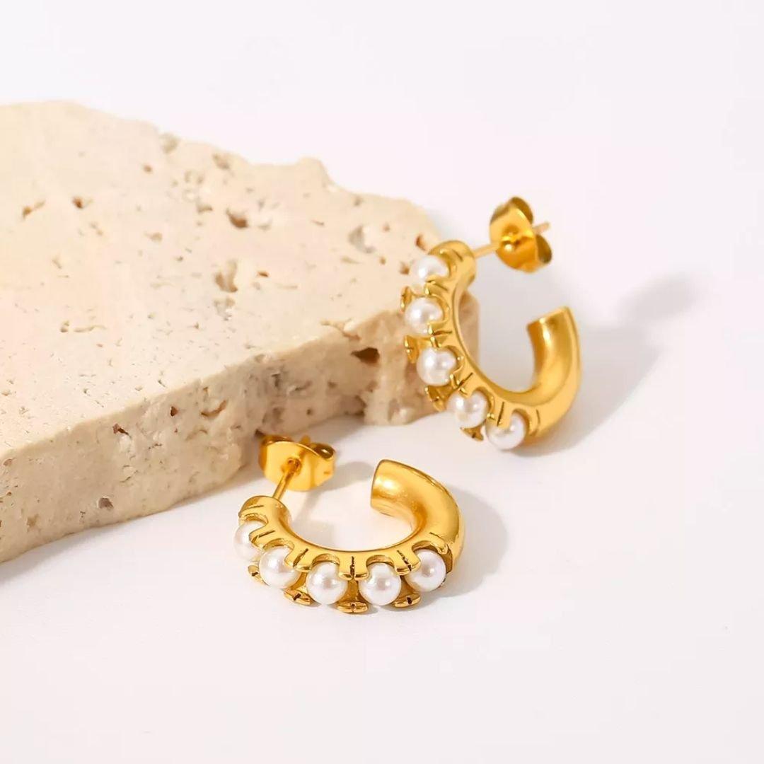 Créoles Mini Perles - Elleza